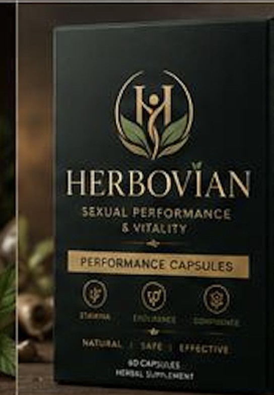 Herbovian Performance Capsules packaging box